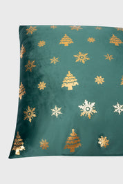 Cojín Home Folia Cuadrado Verde