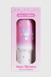 Botella Home Melody & Kuromi Rosado