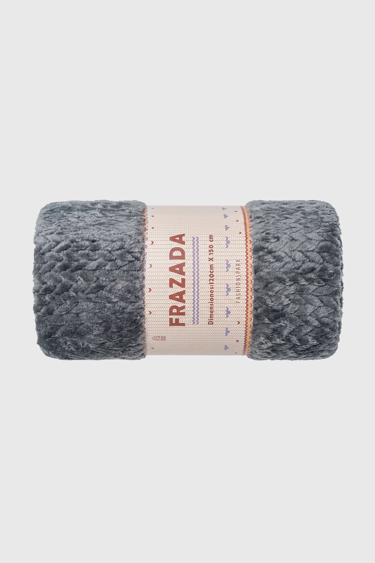 Frazada Home Home Gris Oscuro 120 x 150 cms