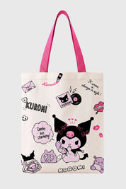 Bolsa Mediana Kuromi Home Fucsia