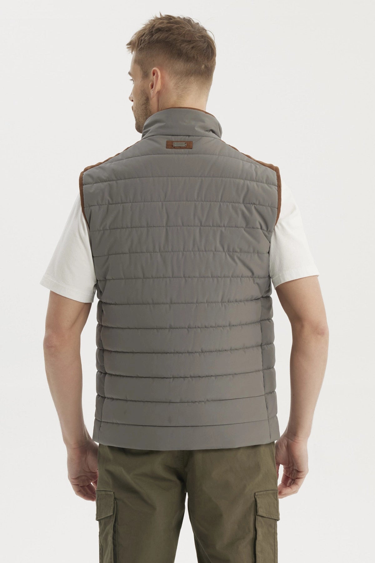 Parka Hombre Slim Gris