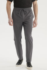 Pantalón Hombre Calce Recto Gris Oscuro