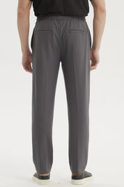 Pantalón Hombre Calce Recto Gris Oscuro