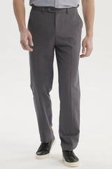 Pantalón Hombre Calce Recto Gris Oscuro
