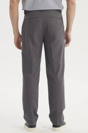 Pantalón Hombre Calce Recto Gris Oscuro
