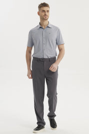 Pantalón Hombre Calce Recto Gris Oscuro