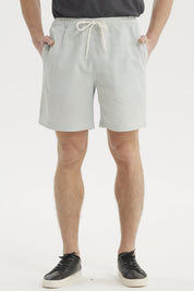 Short de Baño Hombre Liso Verde Claro