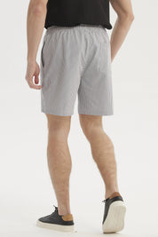 Short de Baño Hombre Liso Azul Marino