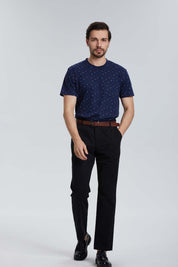 Pantalón Hombre Chino Cinturón Negro