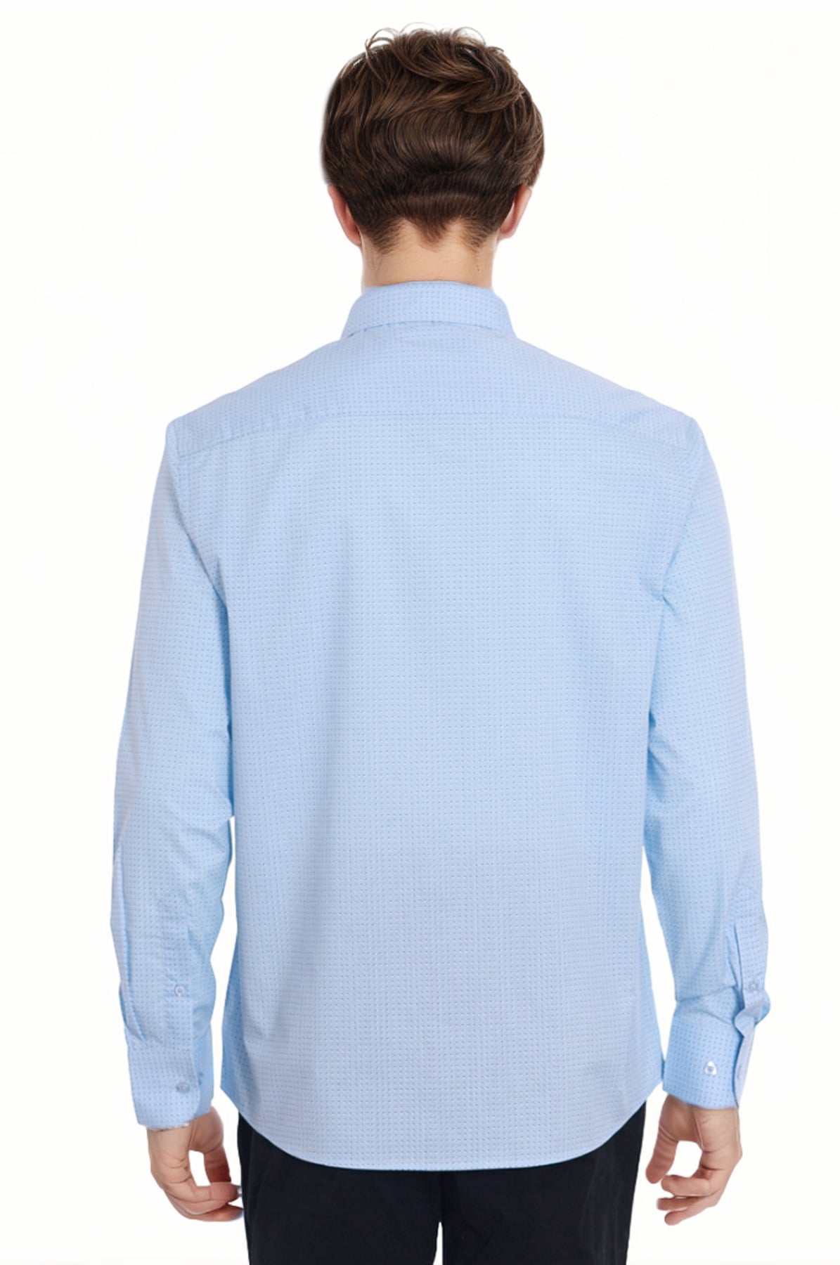 Camisa Hombre Fantasía Celeste