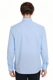 Camisa Hombre Fantasía Celeste