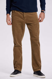 Pantalón Hombre Básico Cotelé Café