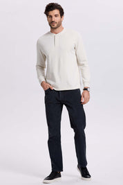 Pantalón Hombre Básico Cotelé Azul