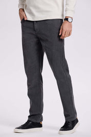 Pantalón Hombre Básico Cotelé Gris