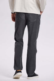 Pantalón Hombre Básico Cotelé Gris