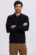 Polera Hombre Piqué Básica Negro