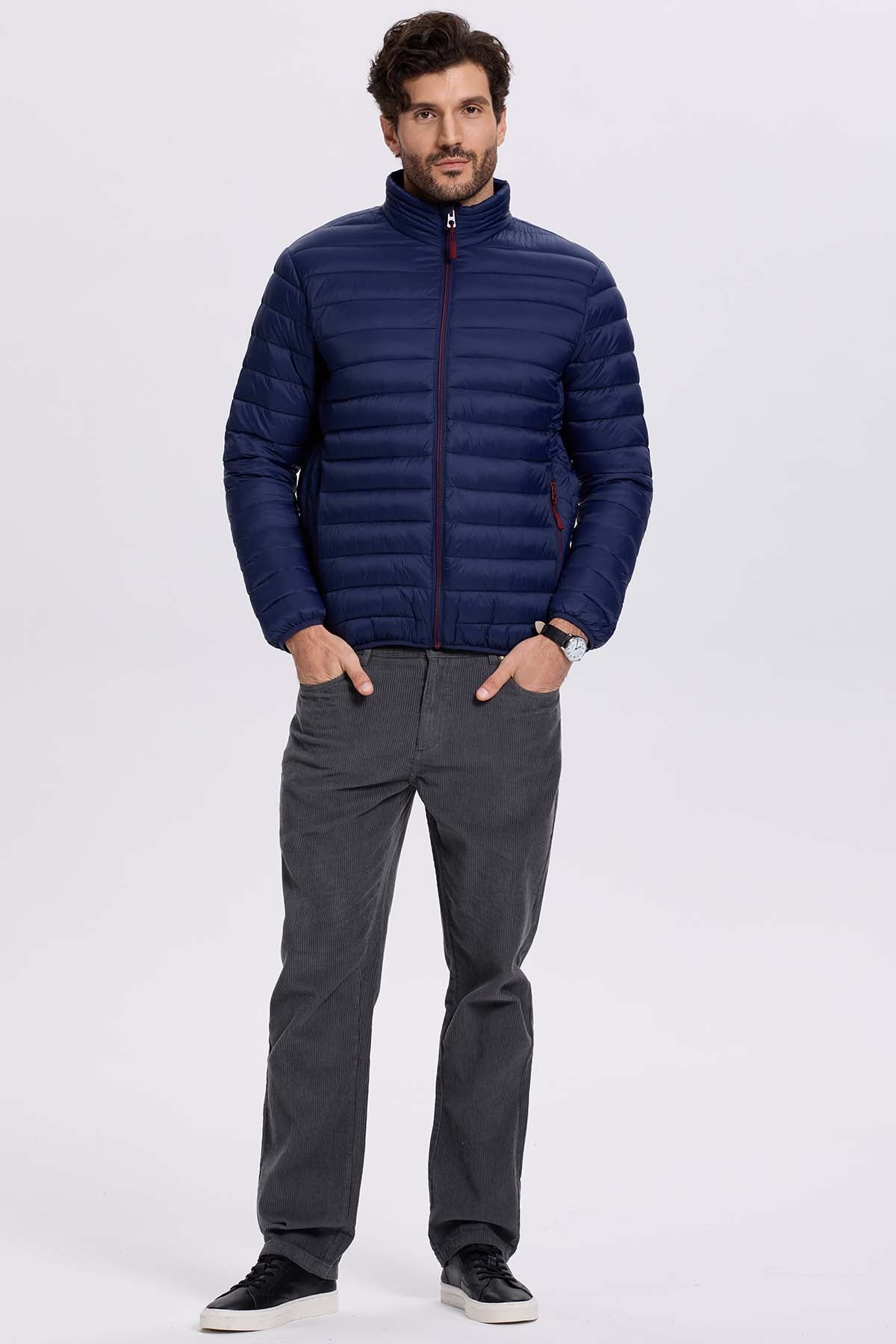 Parka Hombre Básica Azul