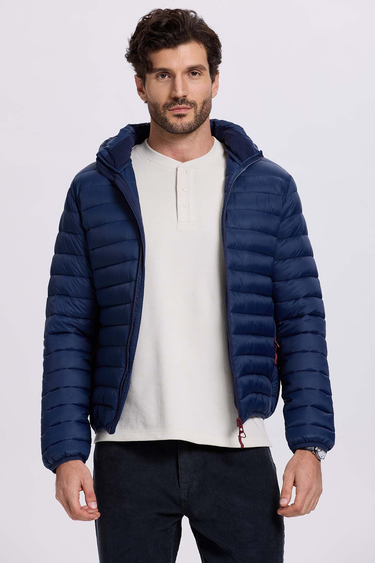 Parka Hombre Azul
