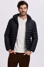 Parka Hombre Negro