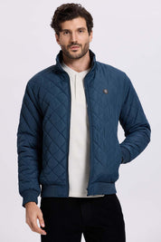 Chaqueta Hombre Acolchada Azul