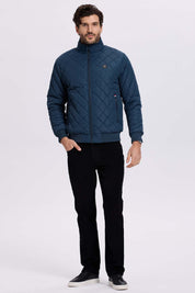 Chaqueta Hombre Acolchada Azul