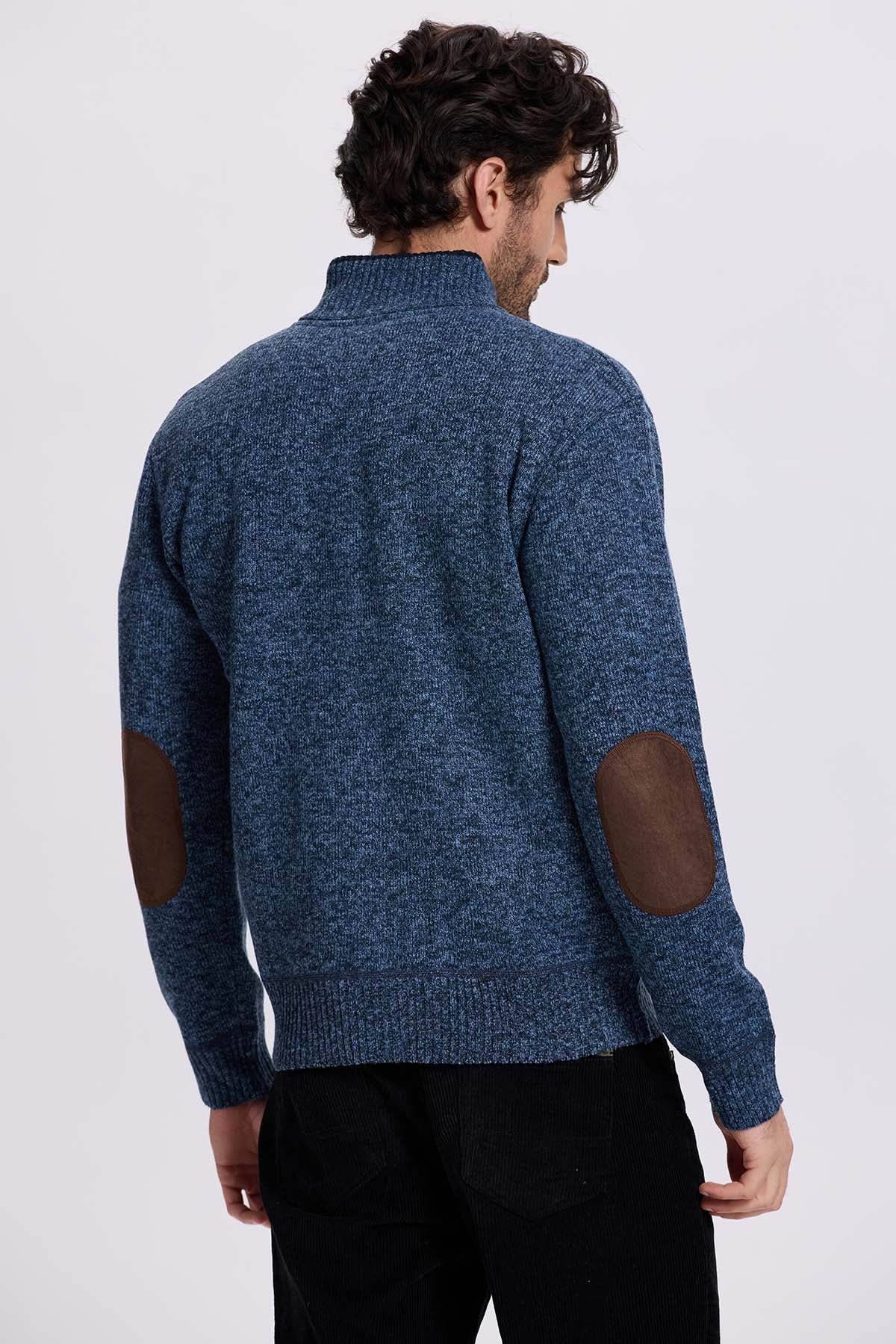 Sweater Hombre Forrado Azul