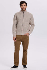 Sweater Hombre Forrado Caqui