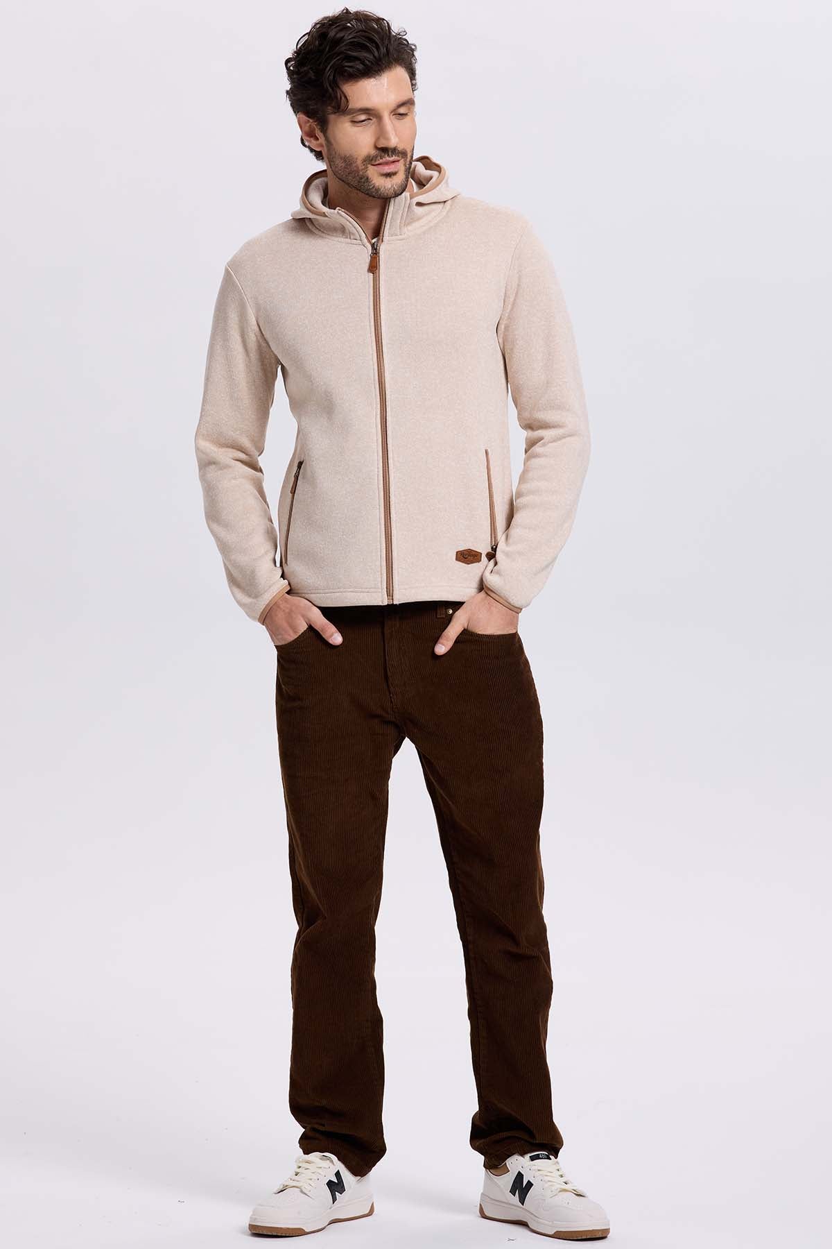 Polar Hombre Tejido Beige