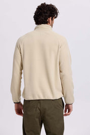 Polar Hombre Medio Con Bolsillo Beige