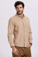 Camisa Hombre Franela Camel