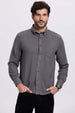 Camisa Hombre Franela Gris