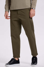 Pantalón Hombre Chino Roll Up Verde