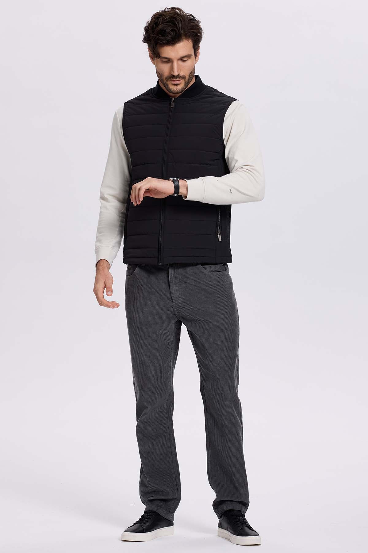 Parka Hombre Negro