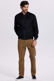 Chaqueta Hombre Bomber Negro