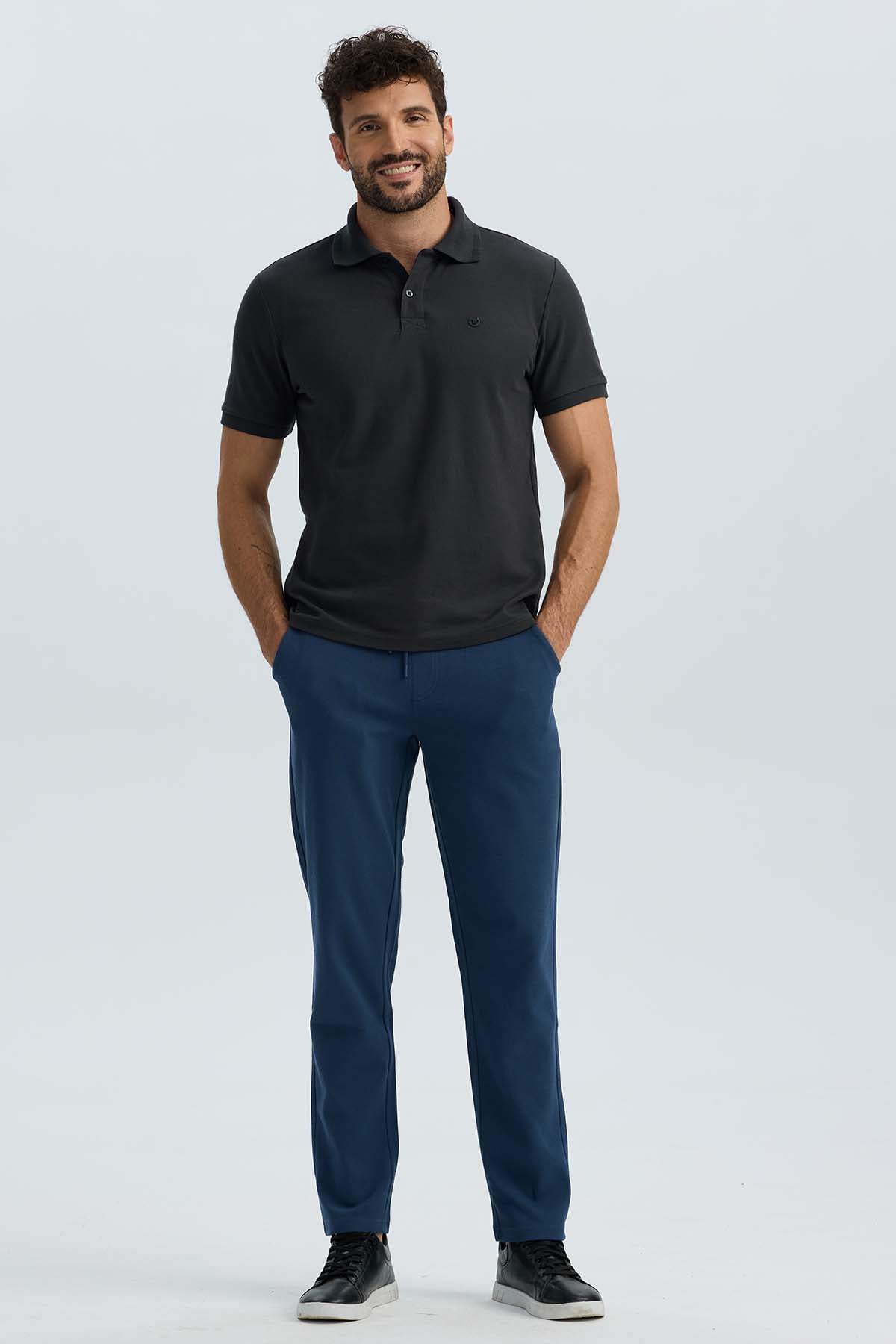 Pantalón Hombre Chino Azul Marino