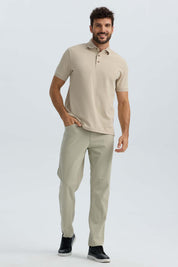 Pantalón Hombre Five Pocket Beige