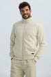 Polerón Hombre Full Zipper Beige
