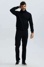 Polerón Hombre Full Zipper Negro