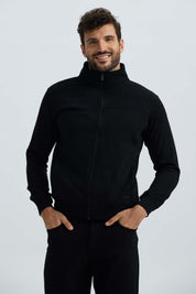 Polerón Hombre Full Zipper Negro