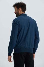 Chaqueta Hombre Bomber Azul Marino