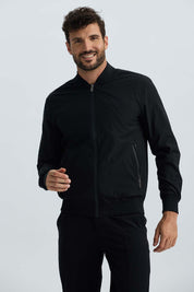 Chaqueta Hombre Bomber Negro