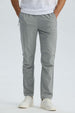 Pantalón Buzo Hombre Calce Recto Gris de nylon y spandex