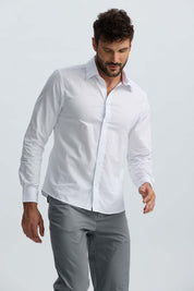 Camisa Hombre Oxford Premium Blanco