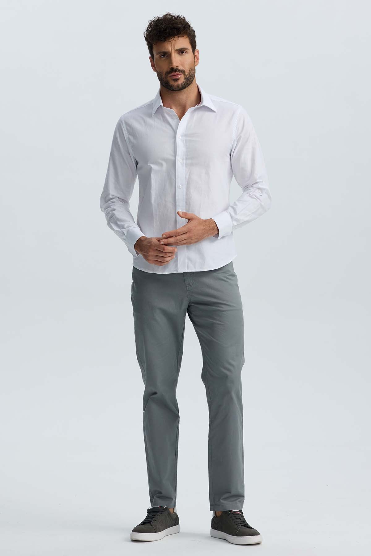 Camisa Hombre Oxford Premium Blanco