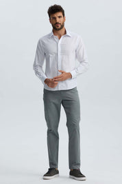Camisa Hombre Oxford Premium Blanco