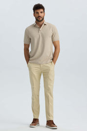 Pantalón Hombre Sastrero Beige