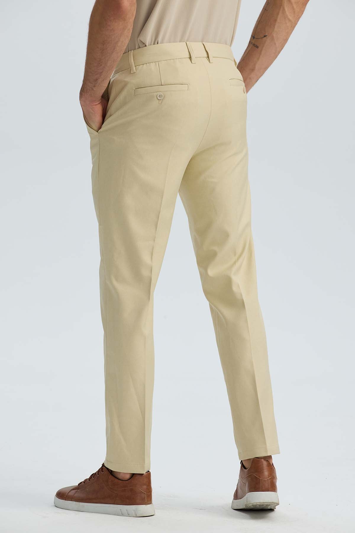 Pantalón Hombre Sastrero Beige