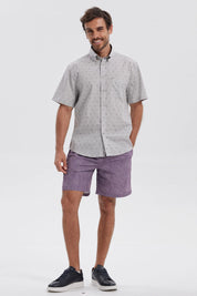 Short de Baño Hombre Print Rojo