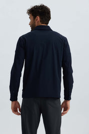 Chaqueta Hombre Detalle Azul Marino