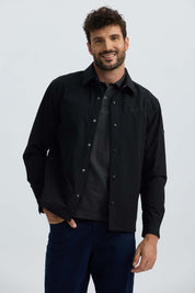 Chaqueta Hombre Detalle Negro